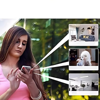 Kabellose Home Security Kamera, WiFi, Indoor Überwachung