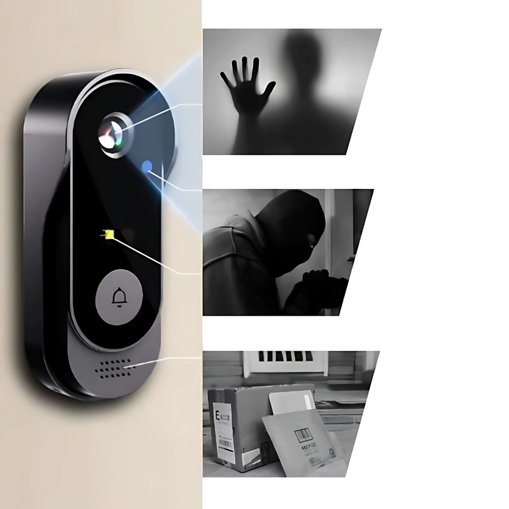 Kabellose Video-Türklingel, Zwei-Wege-Audio, WLAN