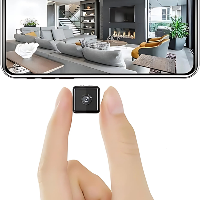 Mini Sicherheitskamera | Wifi | Drahtlos | Wiederaufladbar | 1080 HD – Crystalli