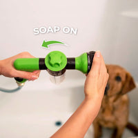 corlado | Haustier-Bad Spray mit Rundum-Sprühfunktion