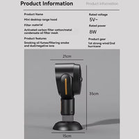 SmokeClear – Rauch Dispenser & Geruchsabsorber – Kompakt & leise für Zuhause & Büro