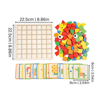 Puzzle Spielzeug aus Holz, Montessori Lernspiel für Kinder
