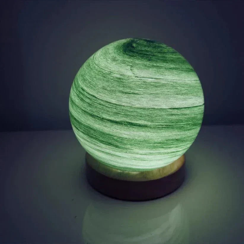 LunaGlow - Kunstvolle dimmbare USB-Mondlampe