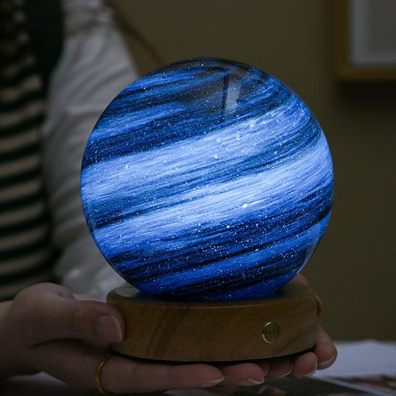 LunaGlow - Kunstvolle dimmbare USB-Mondlampe