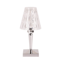 LumiVera – Kristall Tischlampe dekorativ modern warmweiß Licht E27