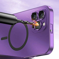 Magnetische Metallhülle, schlanker Schutz für iPhone