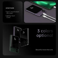 Powerbank Slim, kabelloses Magnet-Ladegerät, tragbar