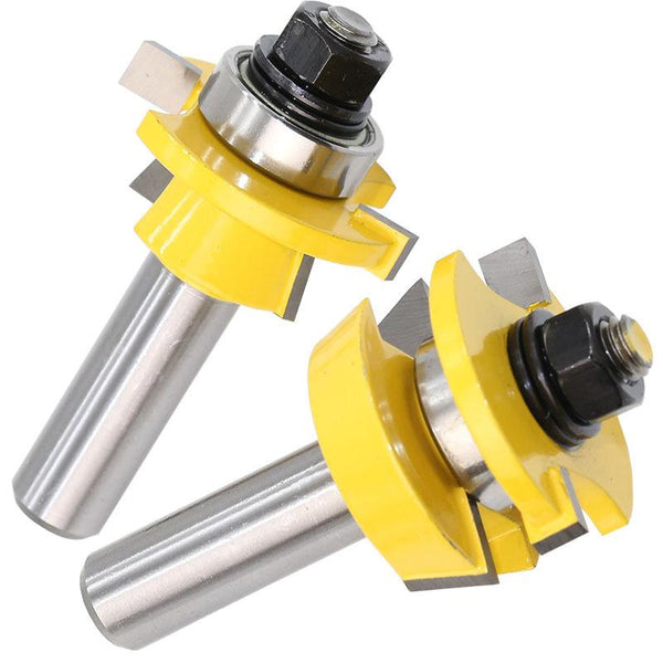 corlado® Rail & Stile Router Bit - Shaker - 2 Piece Set - 1/2" Shank
