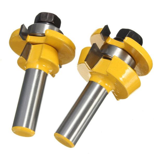 corlado® Rail & Stile Router Bit - Shaker - 2 Piece Set - 1/2" Shank