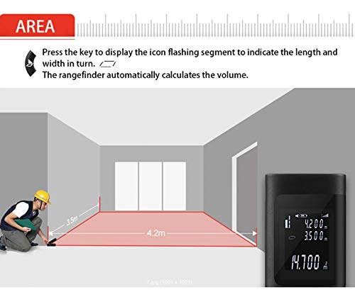 corlado | USB-wiederaufladbarer Mini-Laser-Reichweitenfinder