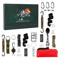 corlado | SURVIVAL ADVENT CALENDAR – Men's Outdoor Kit with 24 Essential Tools 2025