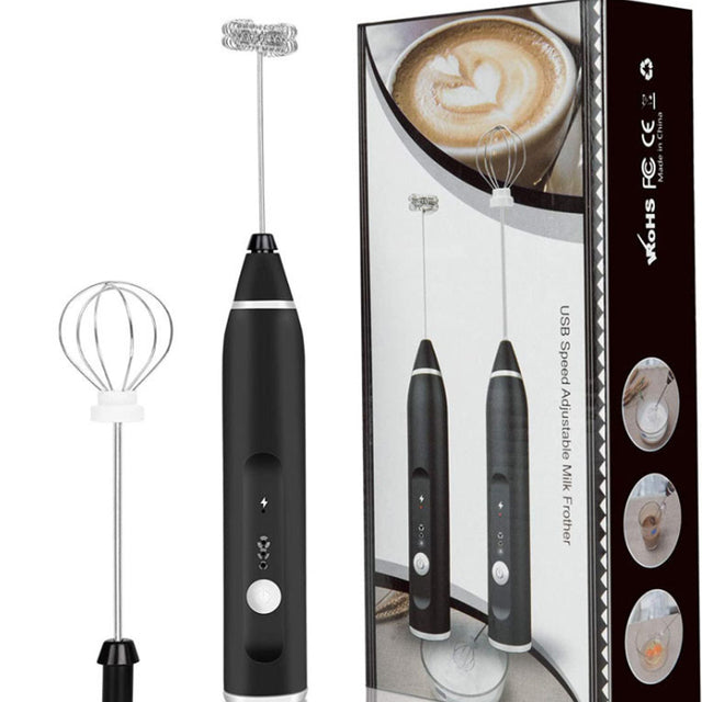 corlado | Kabellose Milchaufschäumer Elektrischer Handmixer Mit USB